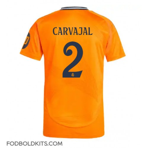 Real Madrid Daniel Carvajal #2 Udebanetrøje 2024-25 Kortærmet